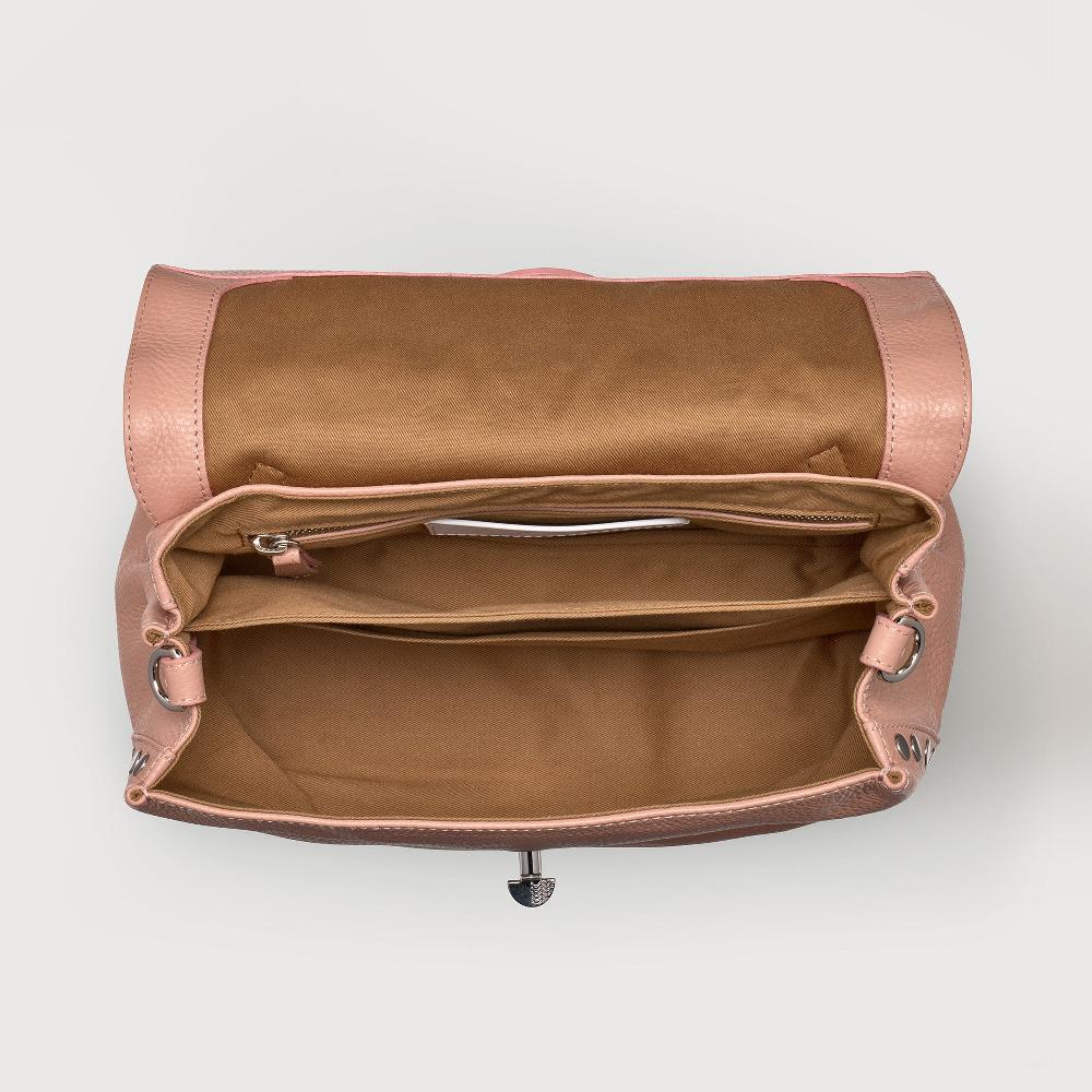 Zanellato BORSA POSTINA® SMALL IN PELLE MARTELLATA PINK NUDE | Zanellato Outlet