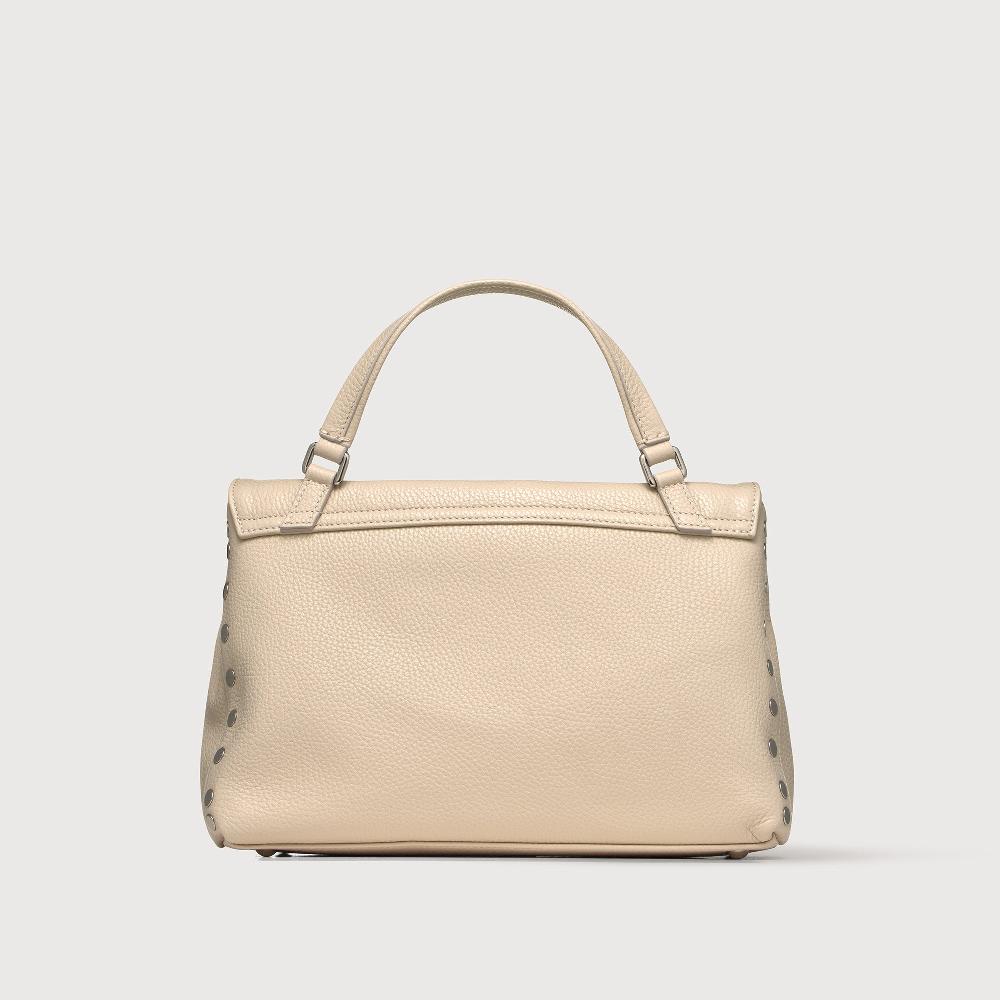 Zanellato BORSA POSTINA® SMALL IN PELLE MARTELLATA WHITE BIANCONE | Zanellato Saldi