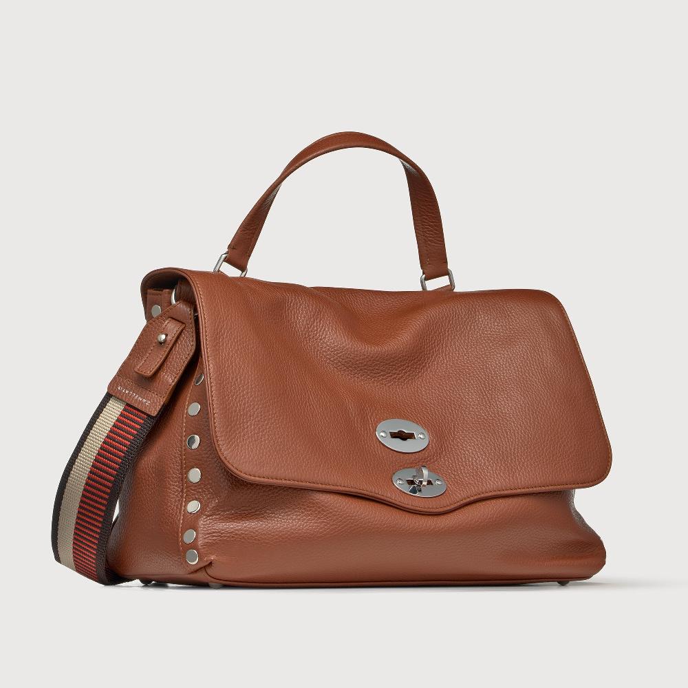 Zanellato BORSA POSTINA® MEDIUM IN PELLE MARTELLATA BROWN CANALETTO | Zanellato Hotsell