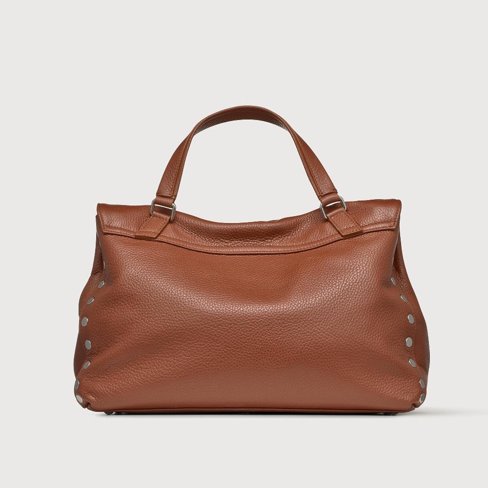 Zanellato BORSA POSTINA® MEDIUM IN PELLE MARTELLATA BROWN CANALETTO | Zanellato Hotsell