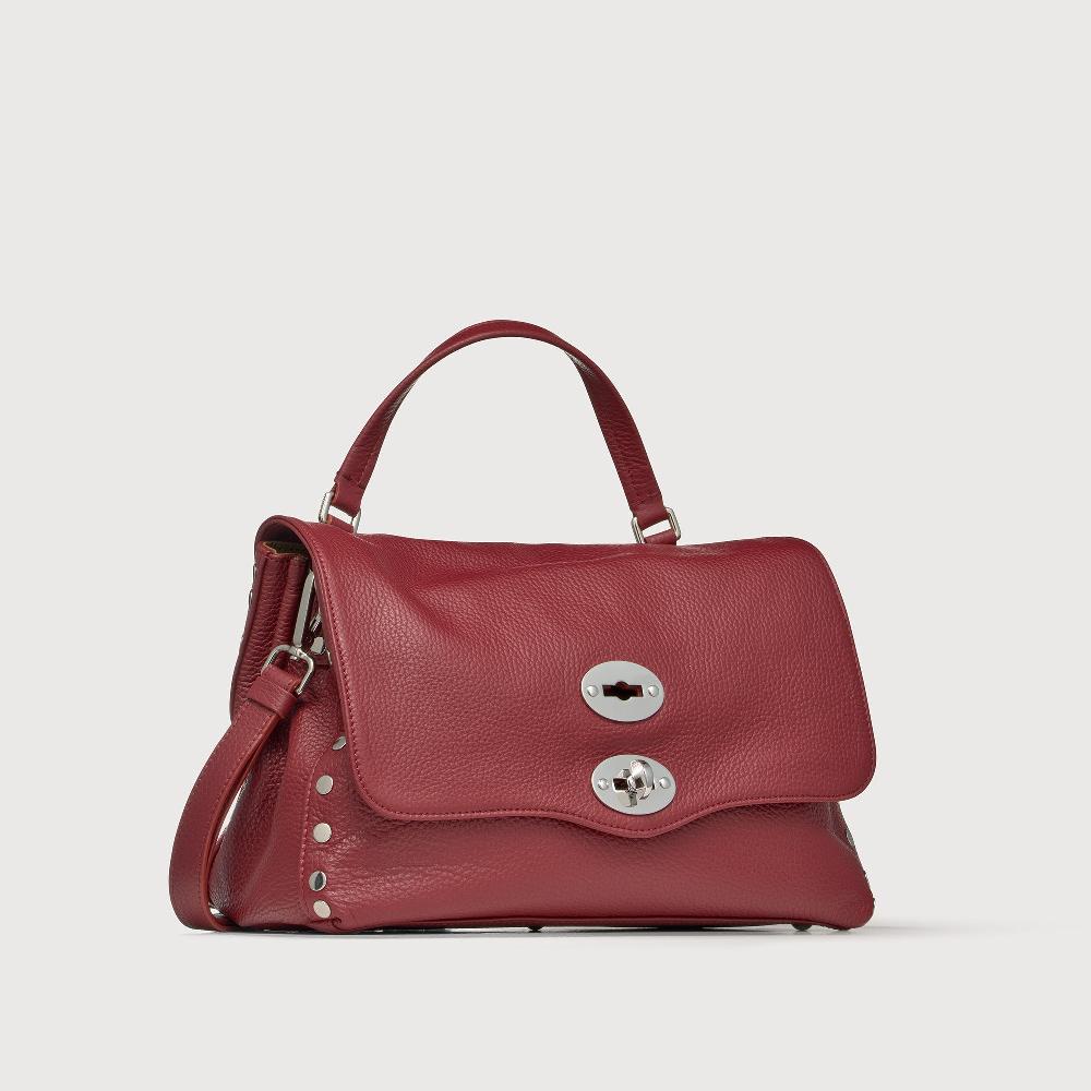 Zanellato BORSA POSTINA® SMALL IN PELLE MARTELLATA RED OPERA | Zanellato Vendita Economica