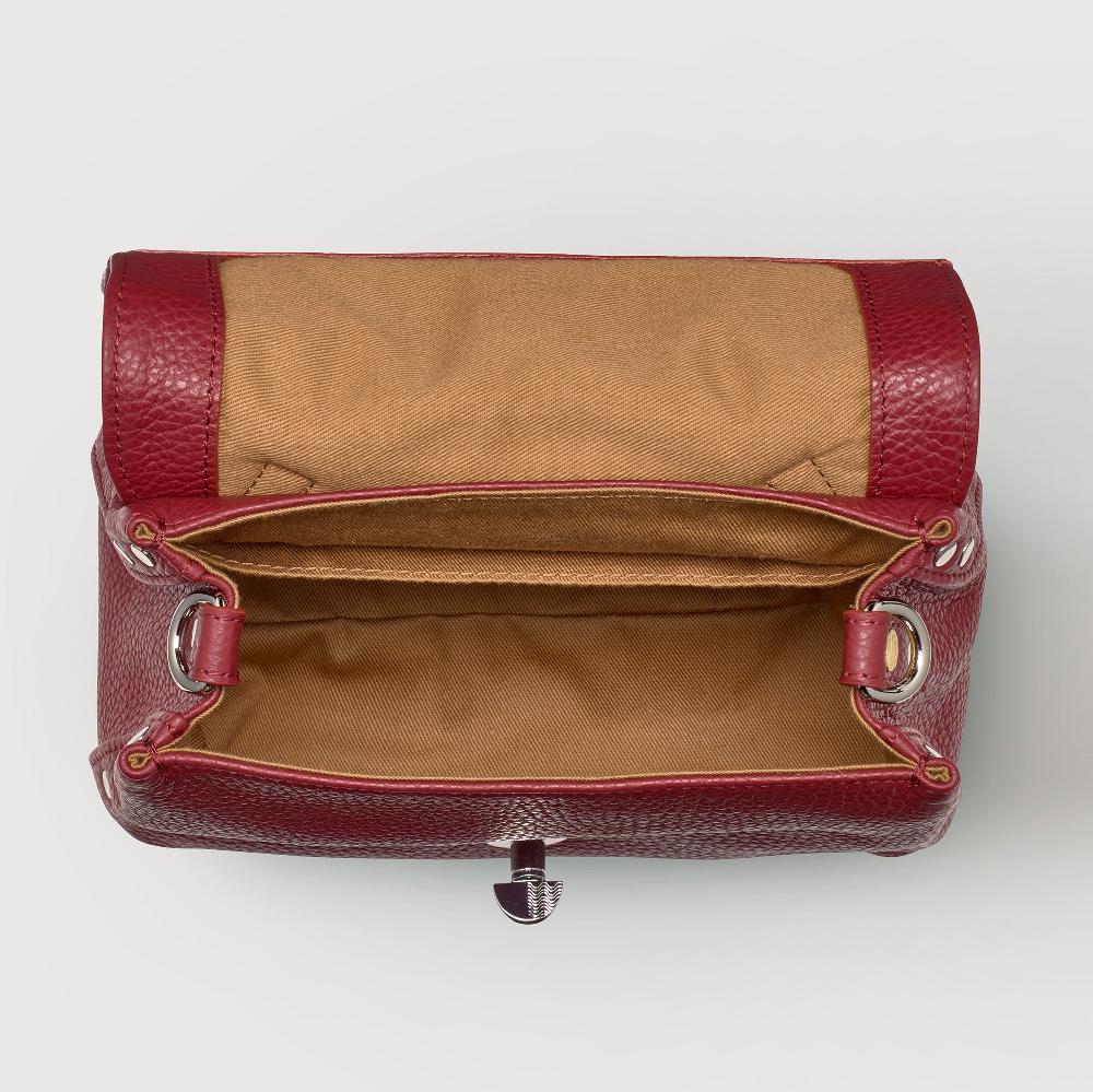 Zanellato BORSA POSTINA® BABY IN PELLE MARTELLATA RED OPERA | Zanellato Saldi Di Fabbrica