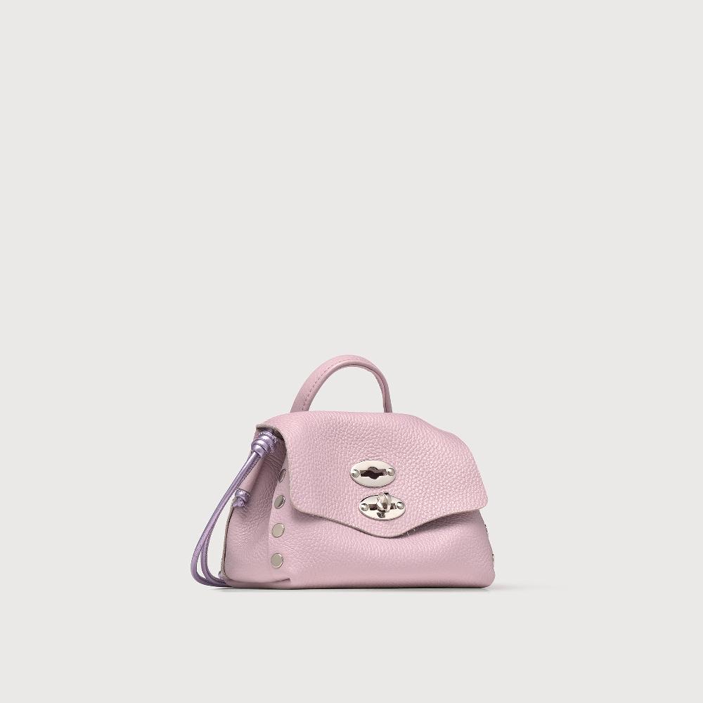 Zanellato BORSA POSTINA® SUPER BABY IN PELLE LAMINATA PURPLE GLICINE | Zanellato Vendite Flash