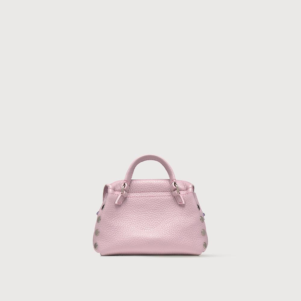 Zanellato BORSA POSTINA® SUPER BABY IN PELLE LAMINATA PURPLE GLICINE | Zanellato Vendite Flash