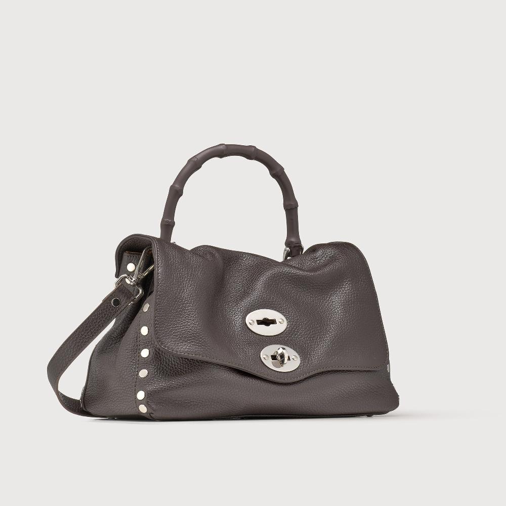 Zanellato BORSA POSTINA® SMALL IN PELLE MARTELLATA BROWN MOCACCINO | Zanellato Solo un giorno rimasto