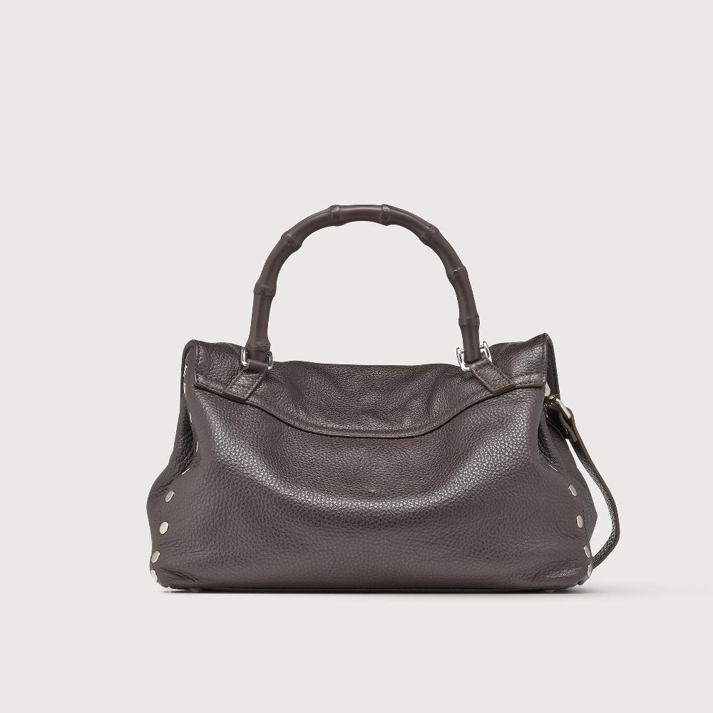 Zanellato BORSA POSTINA® SMALL IN PELLE MARTELLATA BROWN MOCACCINO | Zanellato Solo un giorno rimasto