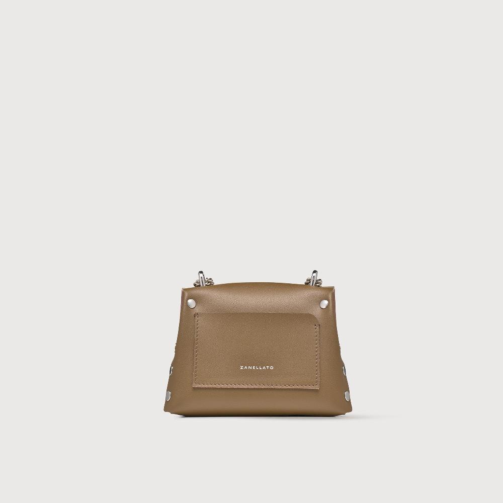 Zanellato BORSA POSTINA® SUPER BABY IN PELLE RIGENERATA GREEN PANTELLERIA | Zanellato 2025