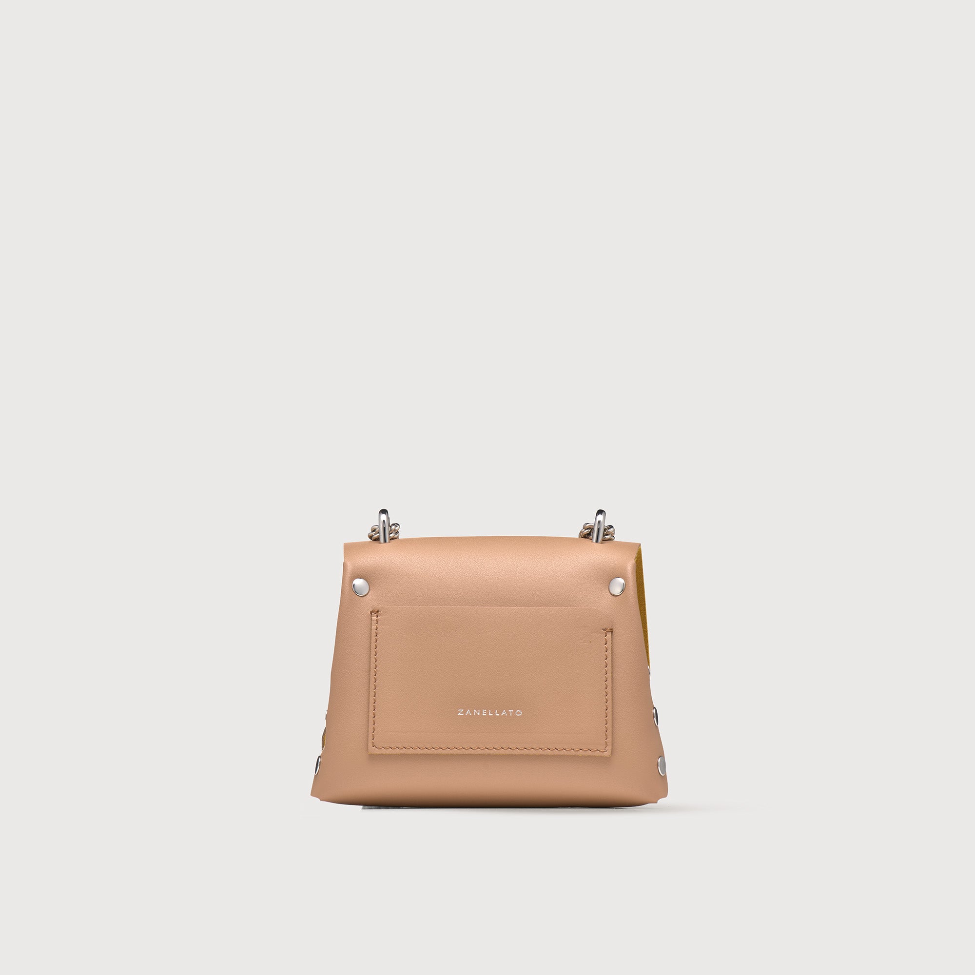 Zanellato BORSA POSTINA® SUPER BABY IN PELLE RIGENERATA BEIGE DEL MUGELLO | Zanellato Nuovo