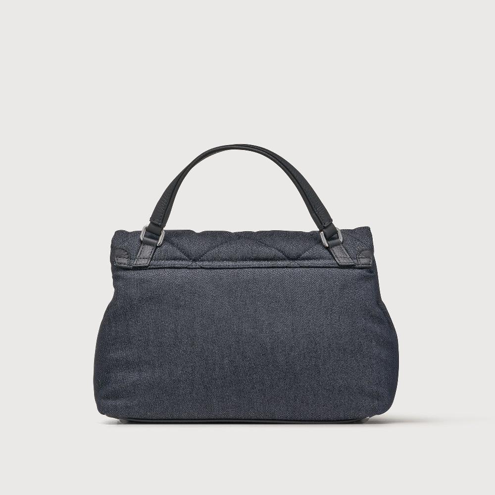 Zanellato BORSA POSTINA® SMALL IN TESSUTO DENIM PADDED BLUE NIMES | Zanellato Vendita