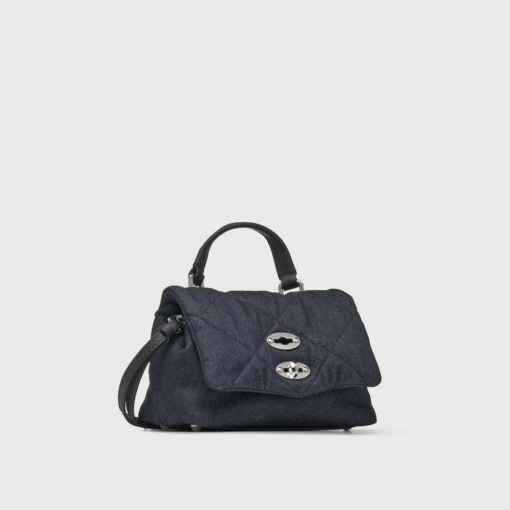 Zanellato BORSA POSTINA® BABY IN TESSUTO DENIM PADDED BLUE NIMES | Zanellato Promozione