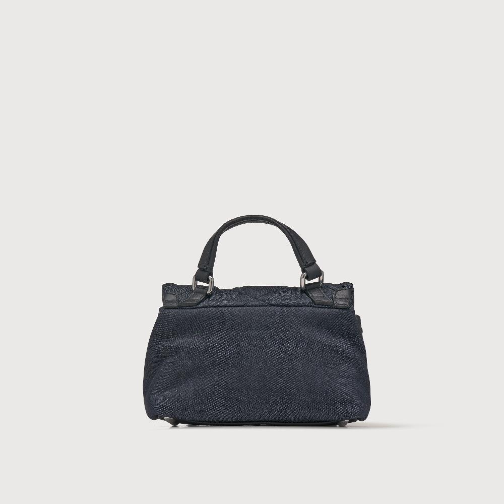 Zanellato BORSA POSTINA® BABY IN TESSUTO DENIM PADDED BLUE NIMES | Zanellato Promozione