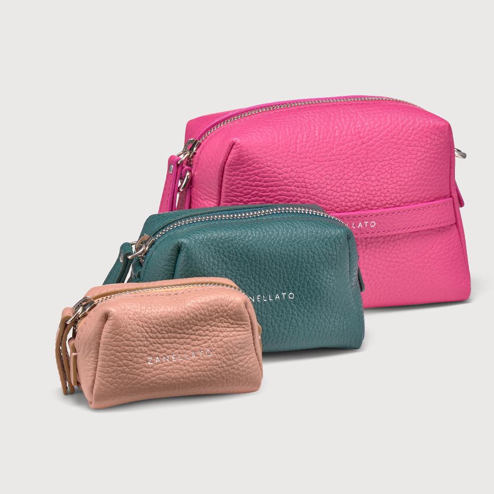 Zanellato BORSA MATRIOSKA UNICA IN PELLE MARTELLATA ROSE ORCHIDEA MULTI | Zanellato Spedizione Gratuita