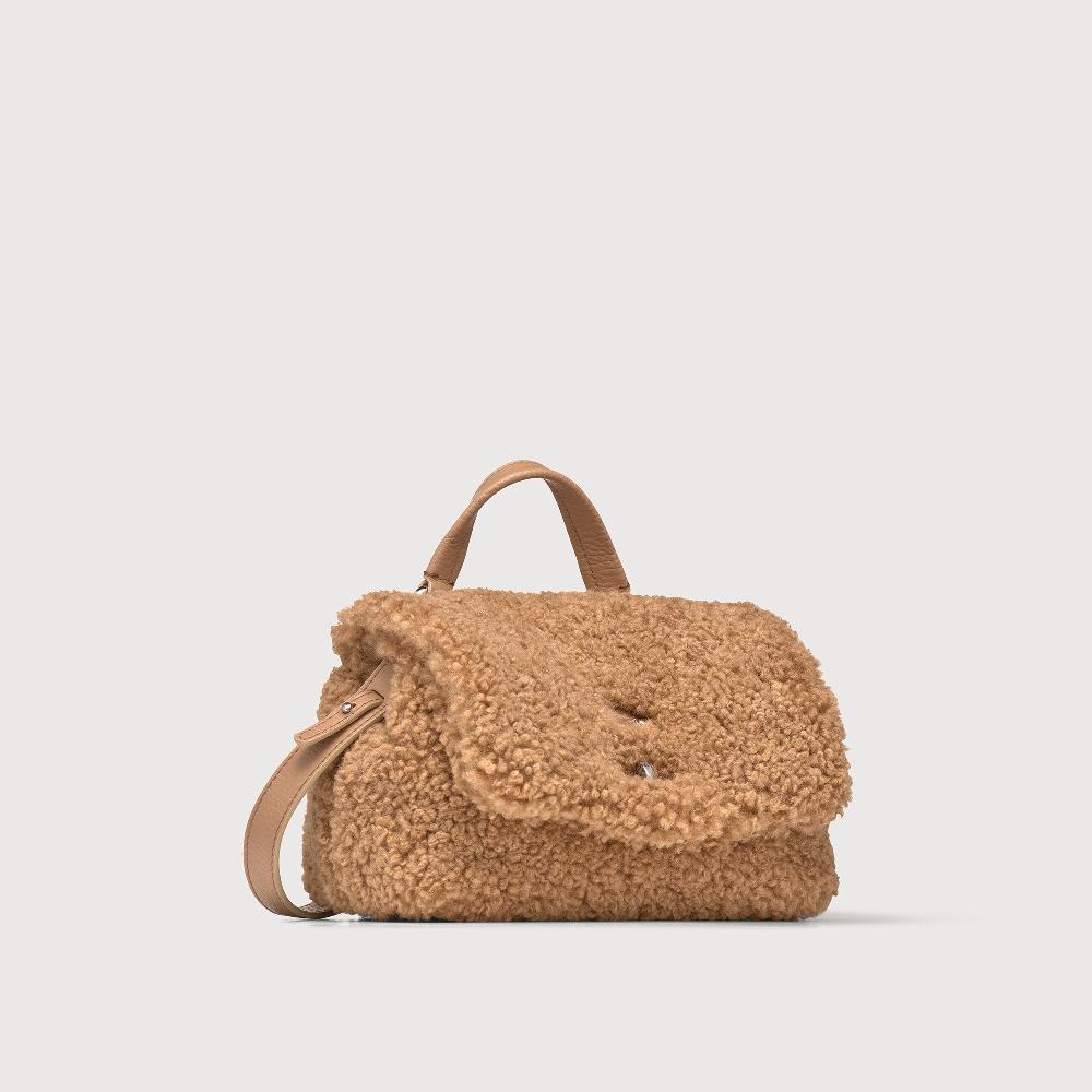 Zanellato BORSA POSTINA® BABY IN TESSUTO TEDDY BROWN TEDDY | Zanellato Italy