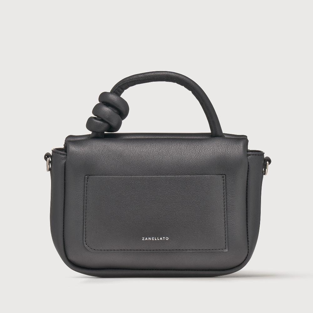 Zanellato BORSA ELLA SOFT MEDIUM IN PELLE LISCIA BLACK NERO | Zanellato Promozione Limitata