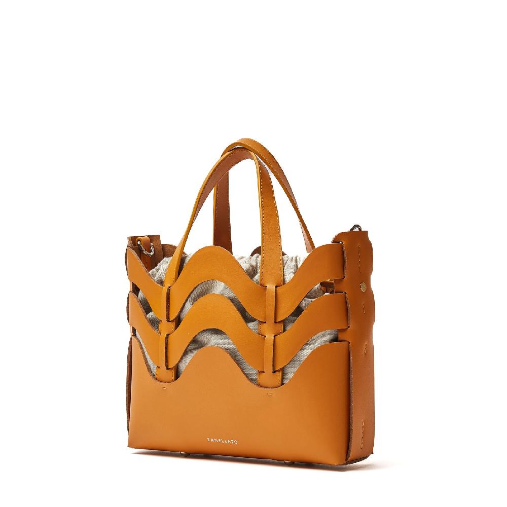 Zanellato BORSA DUNE SMALL IN PELLE RIGENERATA ORANGE ARANCETO | Zanellato Sconto