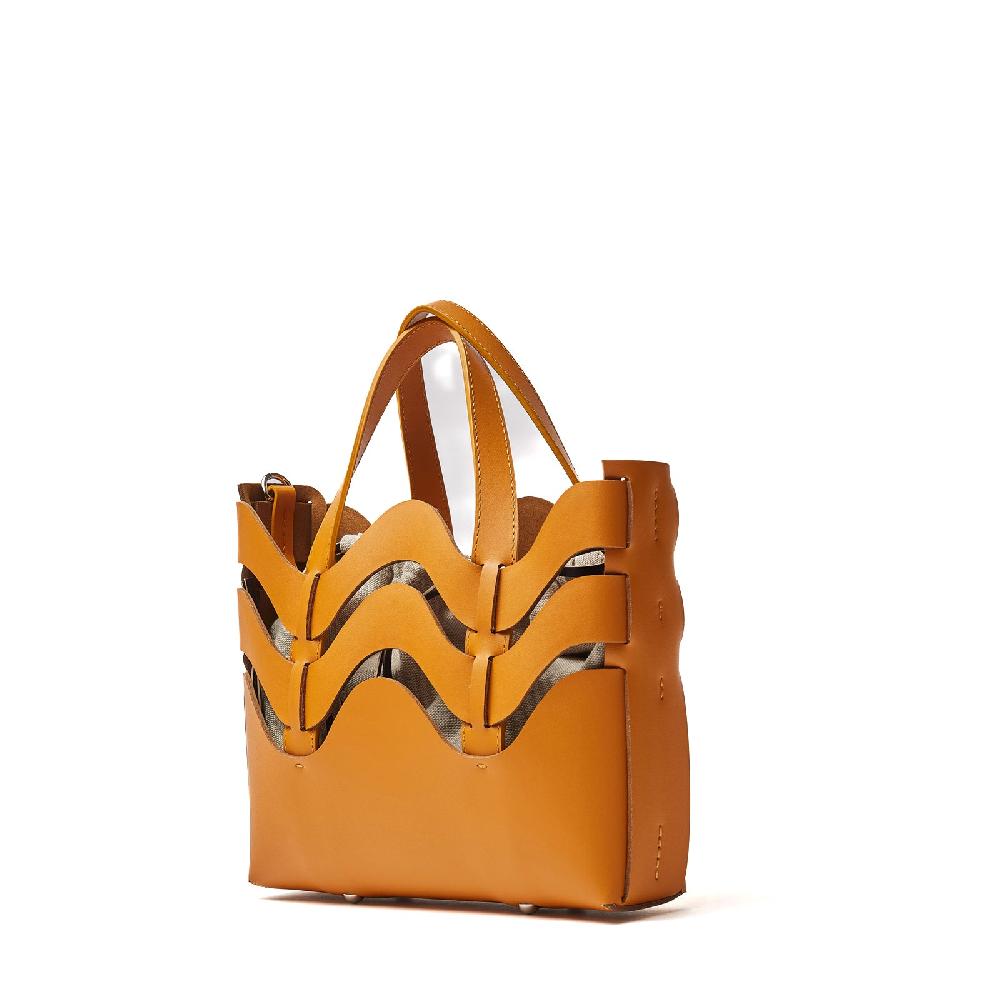Zanellato BORSA DUNE SMALL IN PELLE RIGENERATA ORANGE ARANCETO | Zanellato Sconto
