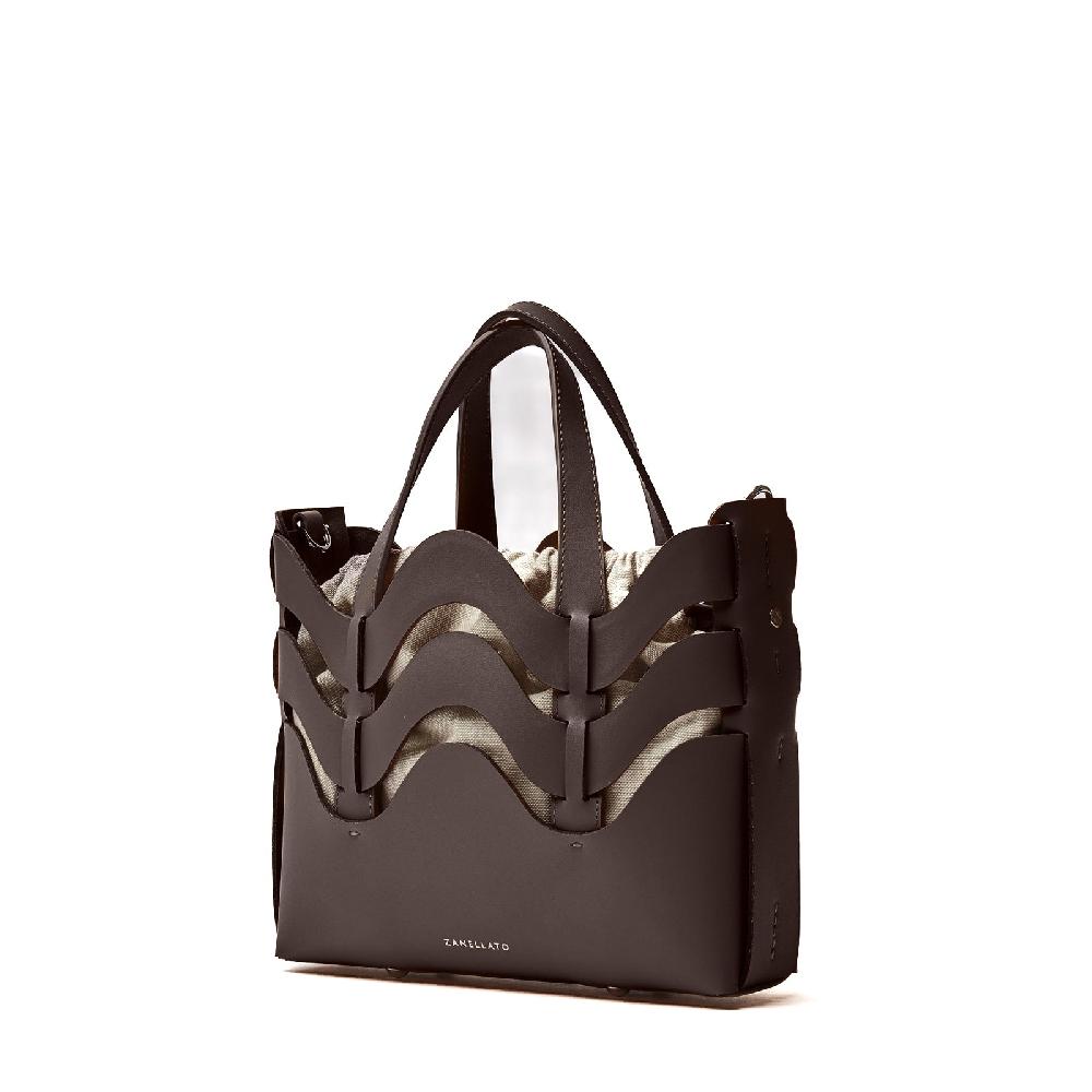 Zanellato BORSA DUNE SMALL IN PELLE RIGENERATA BROWN WENGHE | Zanellato Offerta