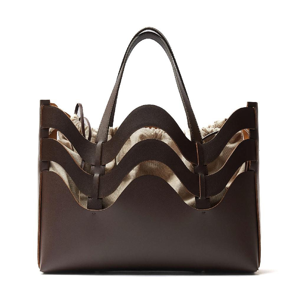 Zanellato BORSA DUNE MEDIUM IN PELLE RIGENERATA BROWN WENGHE | Zanellato Economico