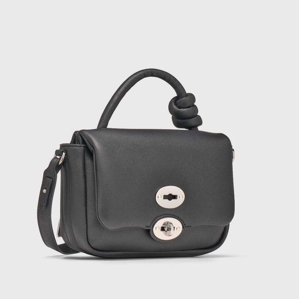 Zanellato BORSA ELLA SOFT SMALL IN PELLE LISCIA BLACK NERO | Zanellato In Saldo
