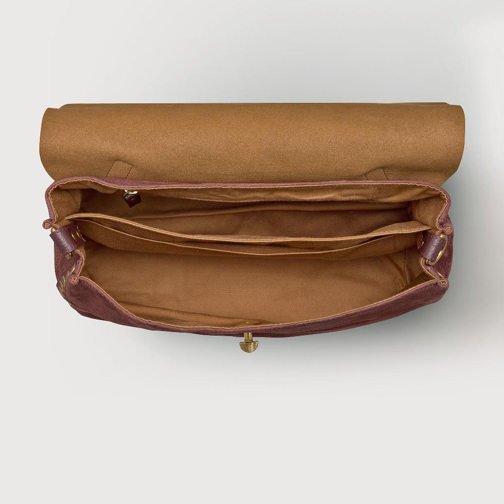Zanellato BORSA POSTINA® MEDIUM IN PELLE NABUK RED BARBERA | Zanellato Moda