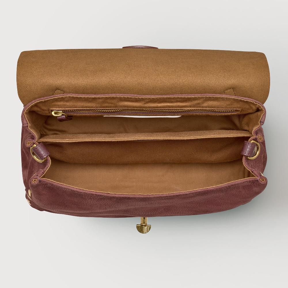 Zanellato BORSA POSTINA® SMALL IN PELLE NABUK RED BARBERA | Zanellato 2025