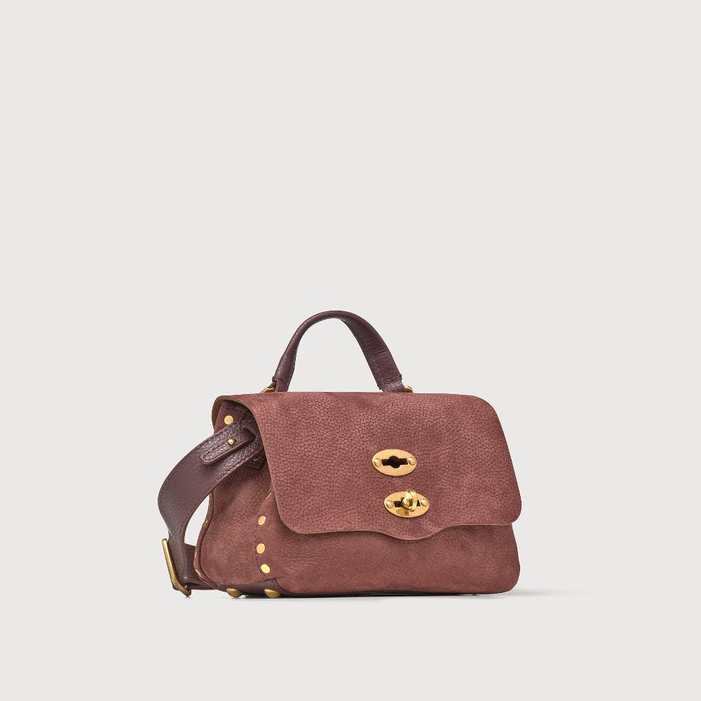 Zanellato BORSA POSTINA® BABY IN PELLE NABUK RED BARBERA | Zanellato Italy