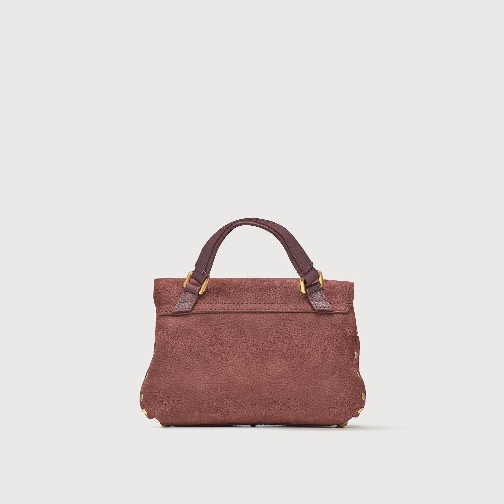 Zanellato BORSA POSTINA® BABY IN PELLE NABUK RED BARBERA | Zanellato Italy