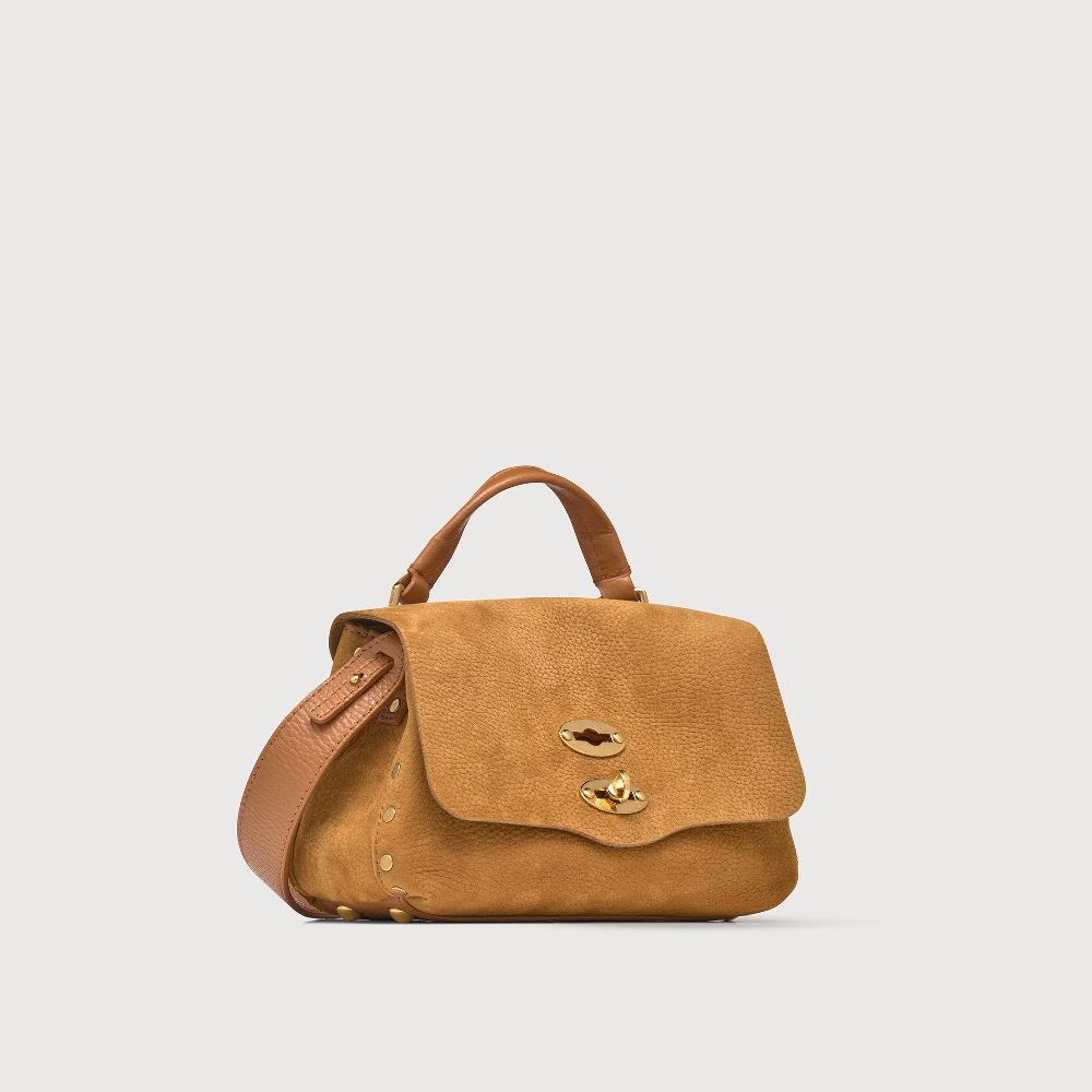 Zanellato BORSA POSTINA® BABY IN PELLE NABUK BROWN BRANDY | Zanellato 2025