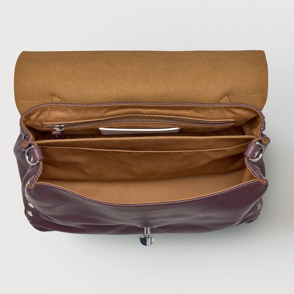 Zanellato BORSA POSTINA® SMALL IN PELLE LISCIA BROWN SANZENO | Zanellato Promozione
