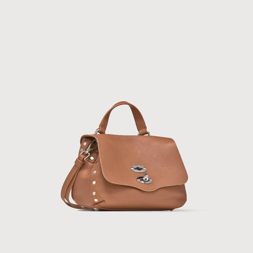 Zanellato BORSA POSTINA® BABY IN PELLE LISCIA BEIGE GENCO | Zanellato Pezzi Unici