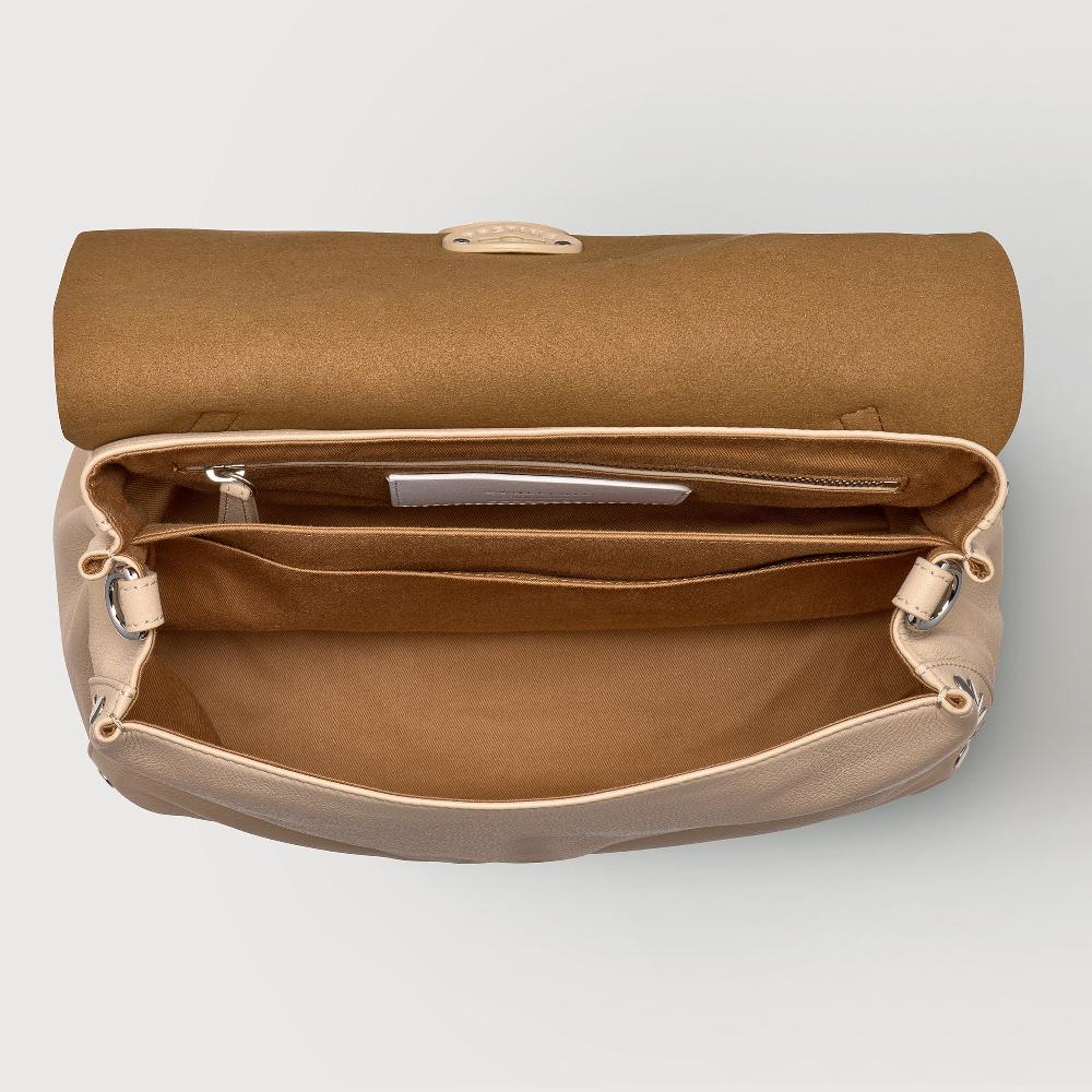 Zanellato BORSA POSTINA® SMALL IN PELLE LISCIA BEIGE BLOOM | Zanellato Negozi Online