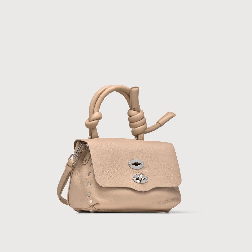 Zanellato BORSA POSTINA® BABY IN PELLE LISCIA BEIGE BLOOM | Zanellato Acquista Ora