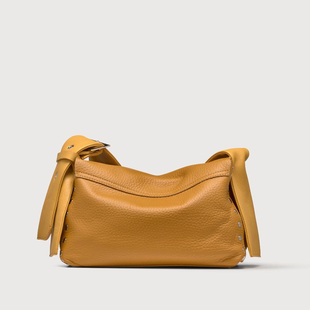 Zanellato BORSA POSTINA® SMALL IN PELLE MARTELLATA YELLOW GIALLONE | Zanellato Offerta speciale