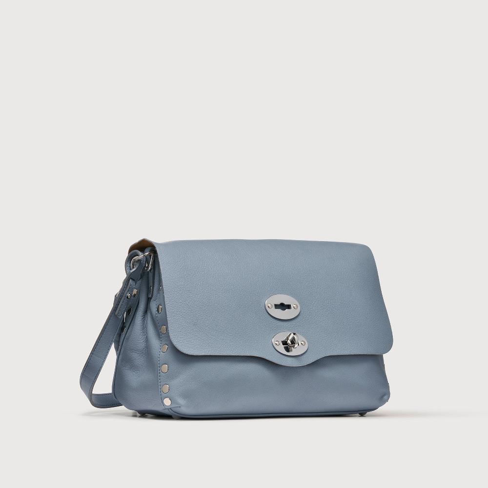 Zanellato BORSA POSTINA® SMALL IN PELLE LISCIA BLUE GRAN LAGUNA | Zanellato Fino Al -60%