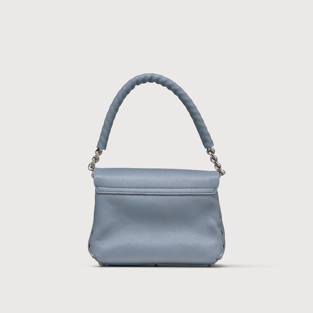 Zanellato BORSA POSTINA® BABY IN PELLE LISCIA BLUE GRAN LAGUNA | Zanellato Affare Del Giorno