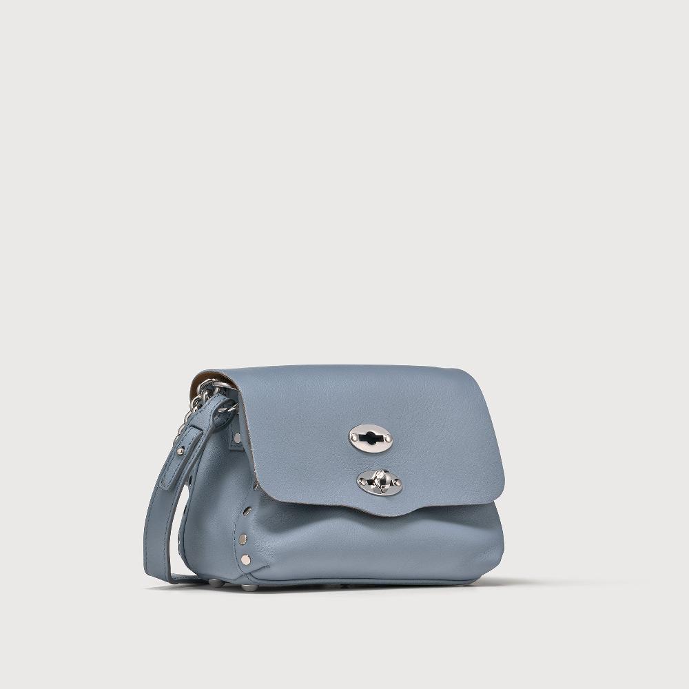 Zanellato BORSA POSTINA® BABY IN PELLE LISCIA BLUE GRAN LAGUNA | Zanellato Affare Del Giorno