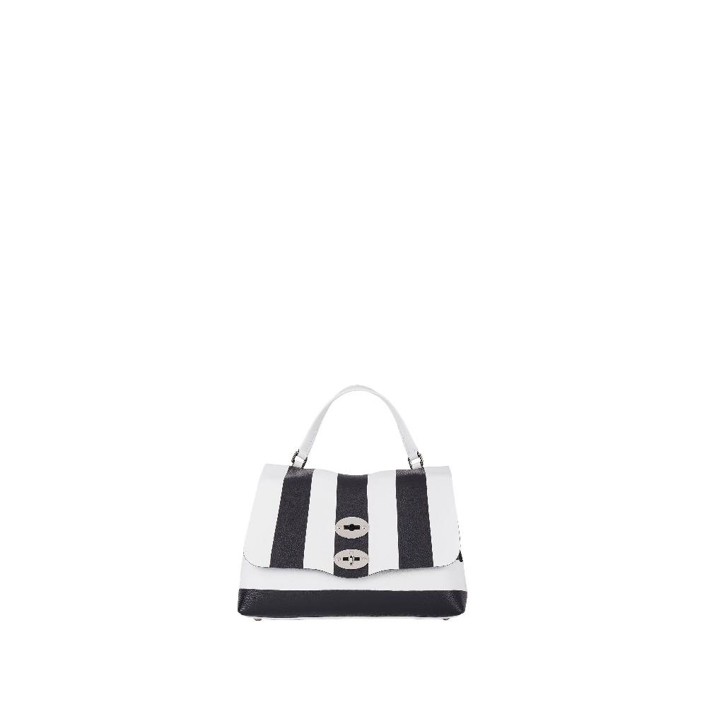 Zanellato BORSA POSTINA® SMALL IN PELLE MARTELLATA WHITE FORTE DEI MARMI | Zanellato Novità