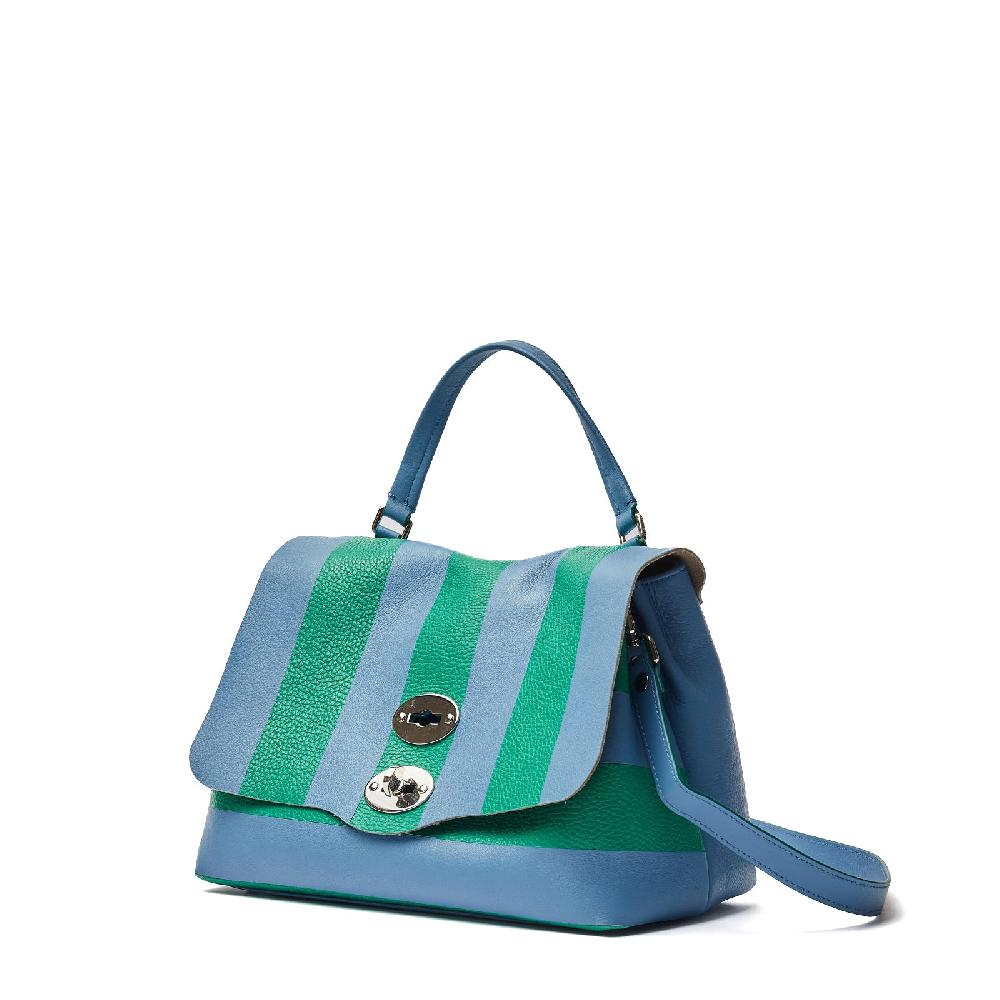 Zanellato BORSA POSTINA® SMALL IN PELLE MARTELLATA GREEN SMERALDO | Zanellato Sconto