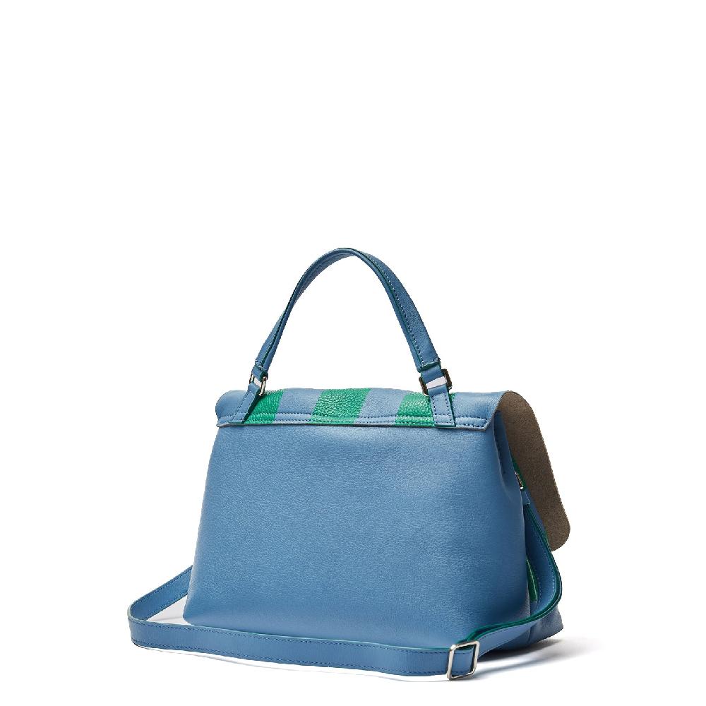 Zanellato BORSA POSTINA® SMALL IN PELLE MARTELLATA GREEN SMERALDO | Zanellato Sconto
