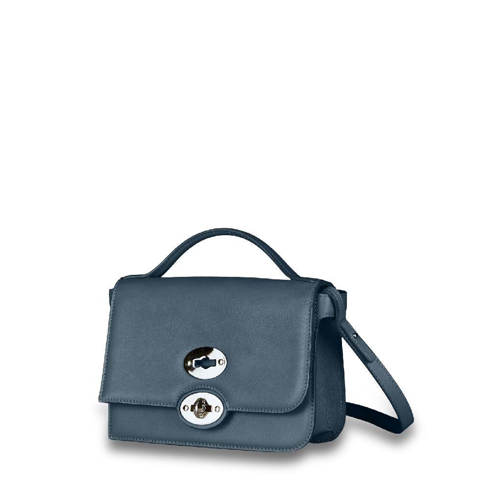 Zanellato BORSA ELLA UNICA IN PELLE LISCIA BLUE ATMOSFERA | Zanellato Online