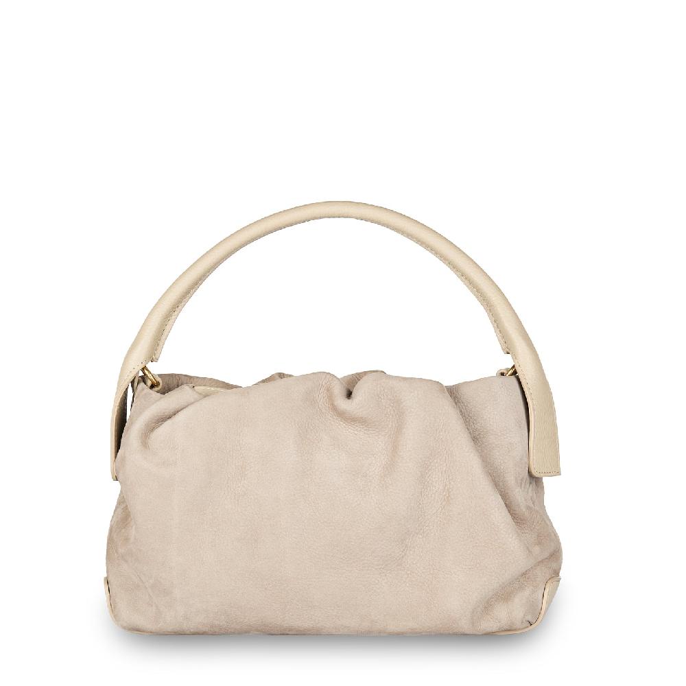 Zanellato BORSA TULIPA UNICA IN PELLE NABUK GREY VISONE | Zanellato I Più Venduti