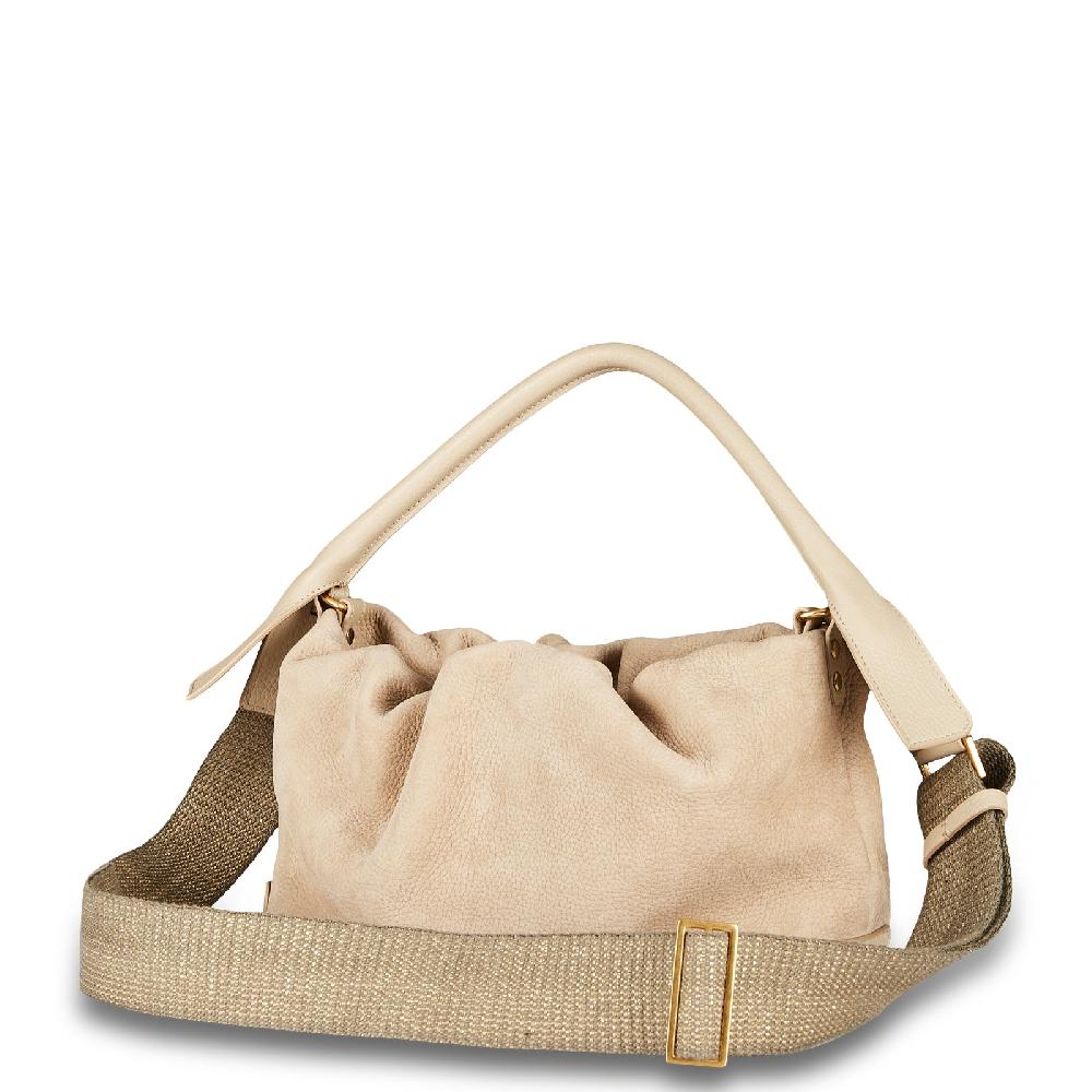 Zanellato BORSA TULIPA UNICA IN PELLE NABUK GREY VISONE | Zanellato I Più Venduti