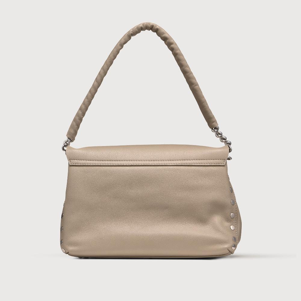 Zanellato BORSA POSTINA® SMALL IN PELLE LISCIA GREY SASSONE | Zanellato Vendite Flash