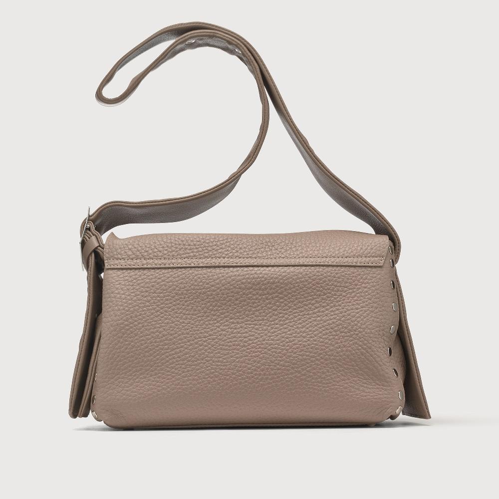 Zanellato BORSA POSTINA® SMALL IN PELLE MARTELLATA GREY CENERINO | Zanellato Negozio