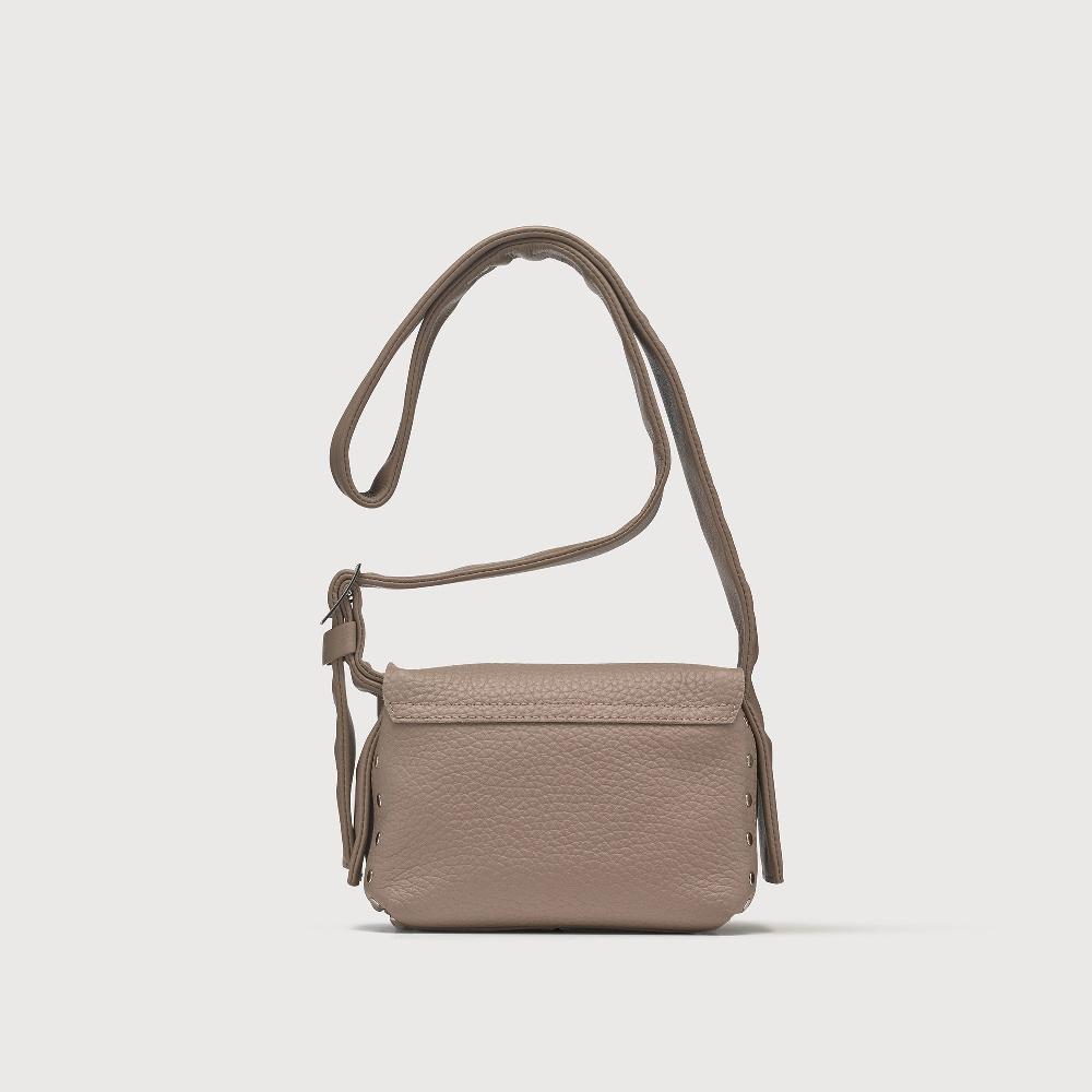 Zanellato BORSA POSTINA® BABY IN PELLE MARTELLATA GREY CENERINO | Zanellato In Saldo