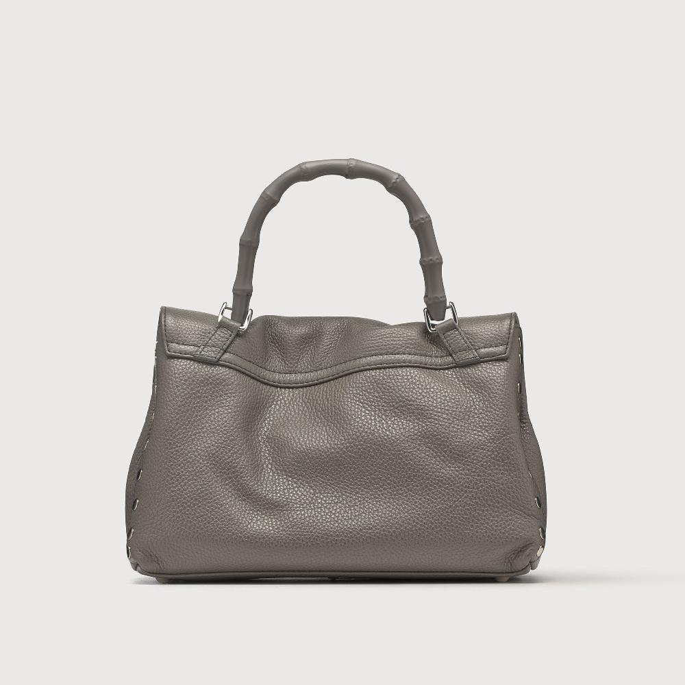 Zanellato BORSA POSTINA® SMALL IN PELLE MARTELLATA GREY MONTEBIANCO | Zanellato Negozi Online