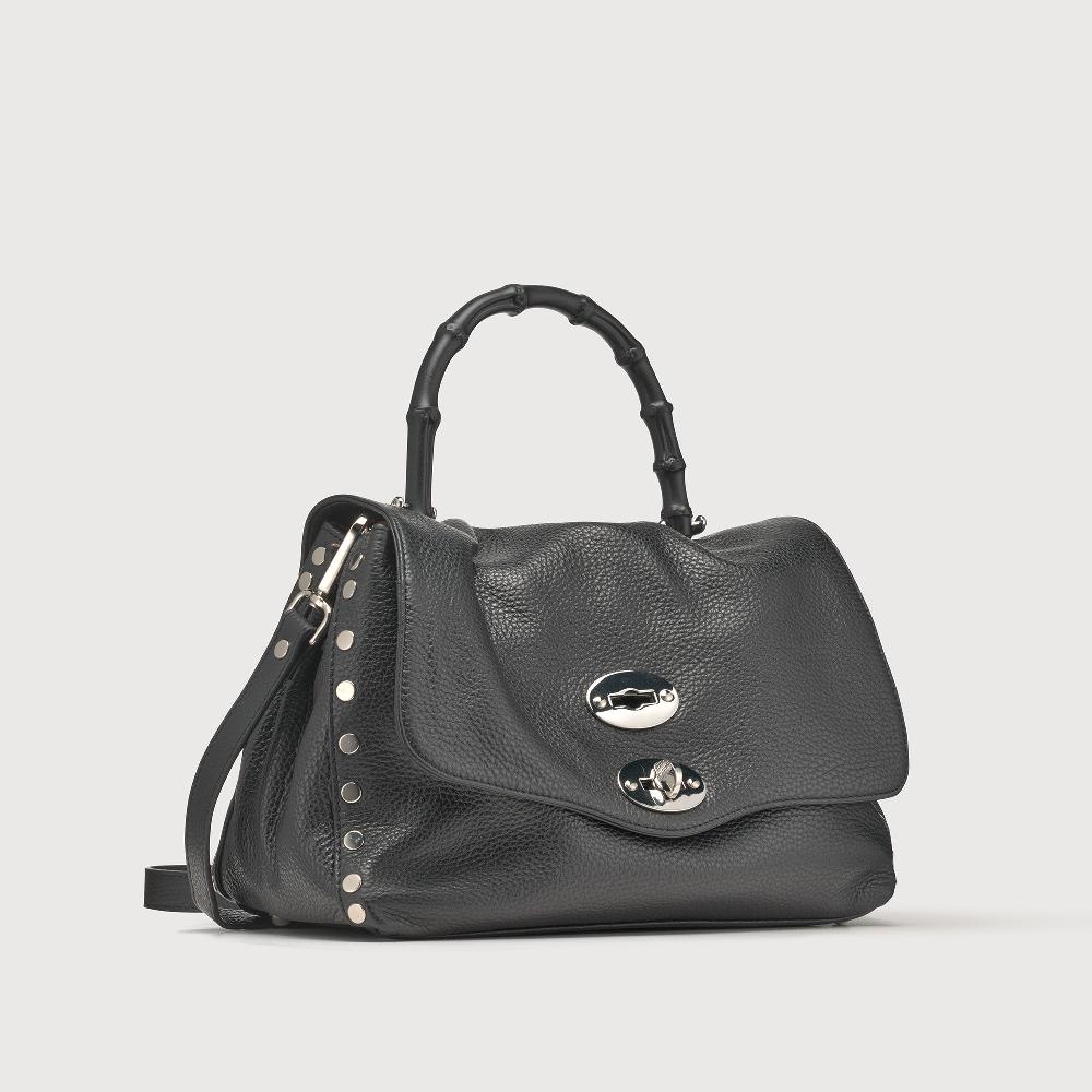Zanellato BORSA POSTINA® SMALL IN PELLE MARTELLATA BLACK NERO | Zanellato Acquista Ora