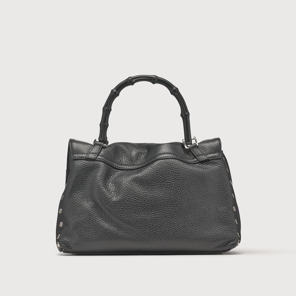 Zanellato BORSA POSTINA® SMALL IN PELLE MARTELLATA BLACK NERO | Zanellato Acquista Ora