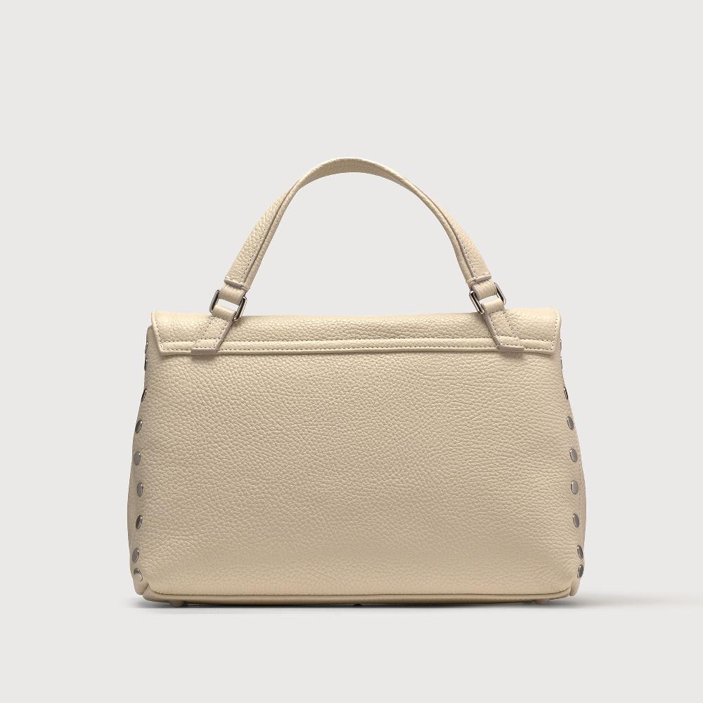Zanellato BORSA POSTINA® SMALL IN PELLE MARTELLATA WHITE BIANCONE | Zanellato Promozione Limitata