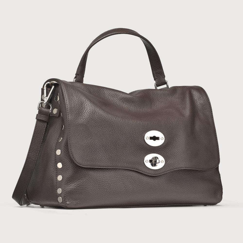 Zanellato BORSA POSTINA® MEDIUM IN PELLE MARTELLATA BROWN MOCACCINO | Zanellato Promozione temporanea